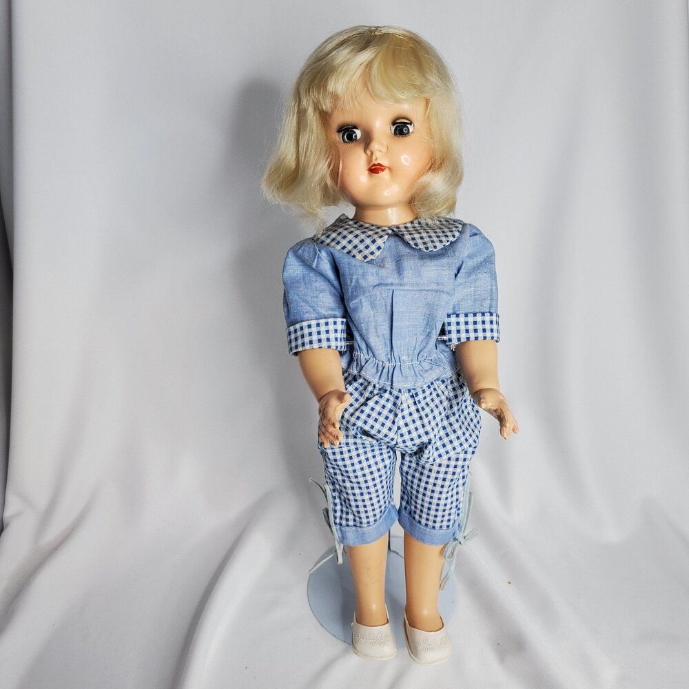 Vintage Ideal Doll Blonde Hair